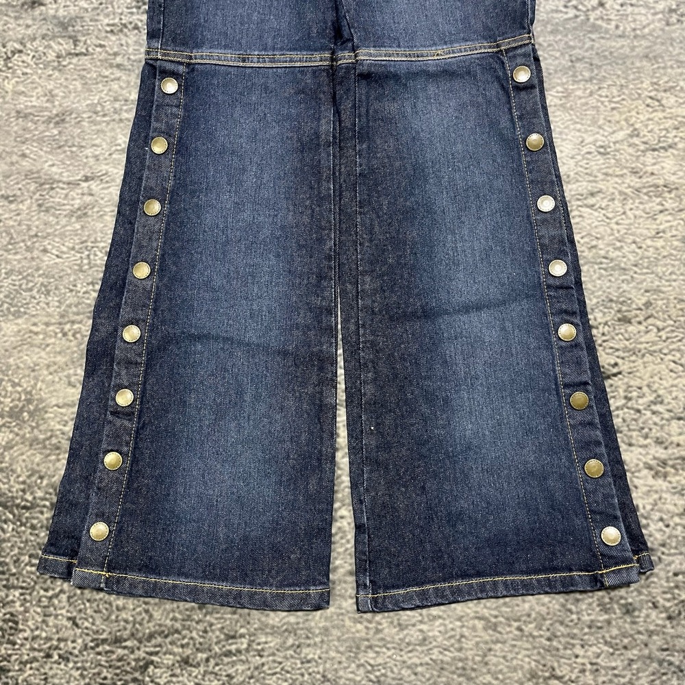 Polo Jeans Co. Womens 6 (30x32) Blue Stretch Bootcut W/ Snaps Western Low Rise - Picture 5 of 16